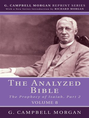 cover image of The Analyzed Bible, Volume 8
